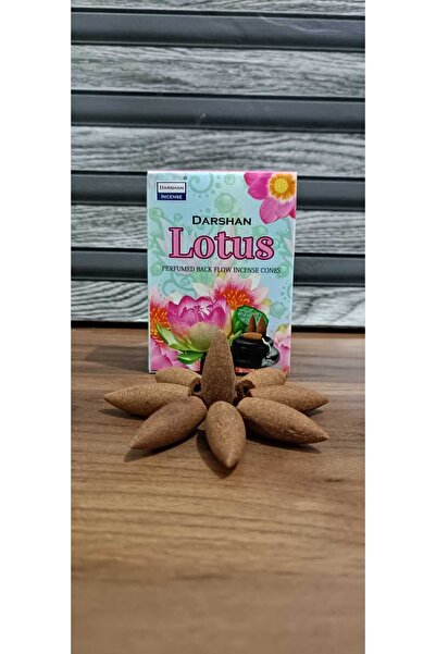 HUNATASARIM 10 Adet Geri Akış Tütsü Lotus Kokulu