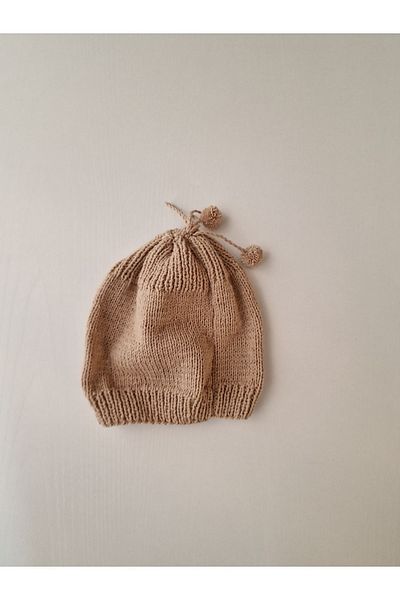 Butik 6-12 Months Baby Beanie - Hobby Cafe Hand Knitted (HAT)