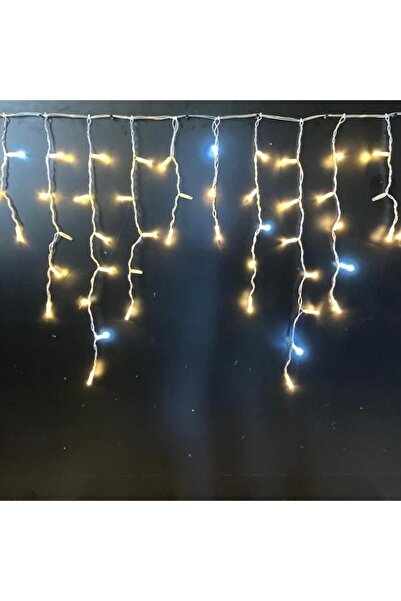 Birleşenler SAÇAK LED IŞIK IP65 ŞEFFAF KABLO GÜN IŞIĞI + BEYAZ FLAŞ 2 x 0,7m DIŞ MEKAN KANOPİ VE YILBAŞI IŞIĞI