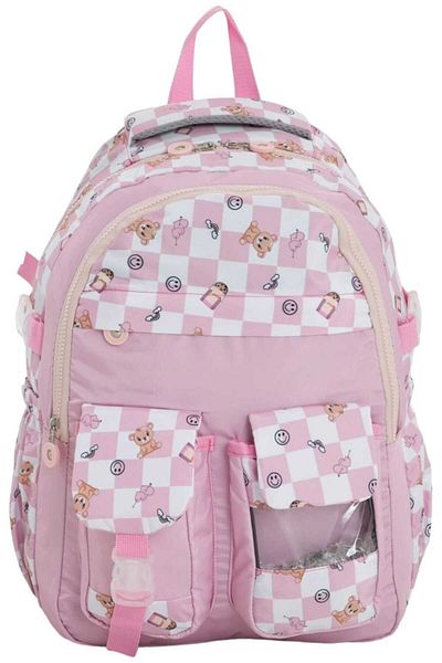 Uniquerrs Colorful Unisex Waterproof School Bag - Checkered Backpack
