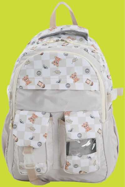 Uniquerrs Кольоровий унісекс водонепроникний шкільний рюкзак - рюкзак з візер...