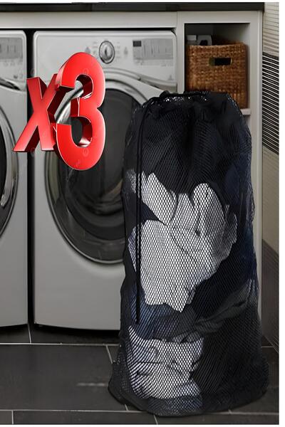 MorBebe Black Luxury 3 κουρτίνες και δίχτυ πλυντηρίου - 60x80 cm (BATTAL BOY)
