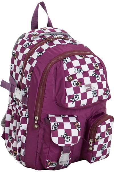 Uniquerrs Unisex Colorful Checkered Waterproof Backpack - School Bag