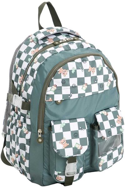Uniquerrs Colorful Unisex Waterproof School Bag - Checkered Backpack