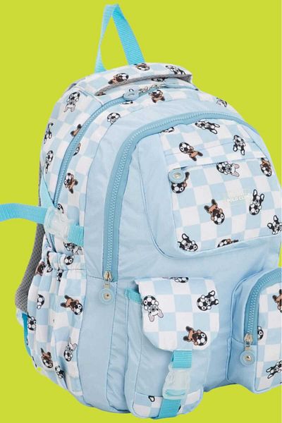 Uniquerrs Rucsac in carouri unisex colorat impermeabil - Geantă de scoala
