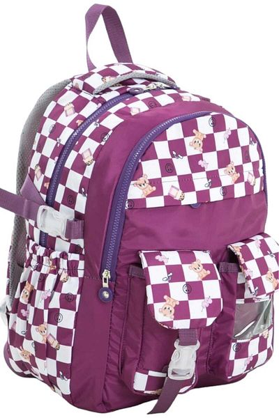 Uniquerrs Colorful Unisex Waterproof School Bag - Checkered Backpack