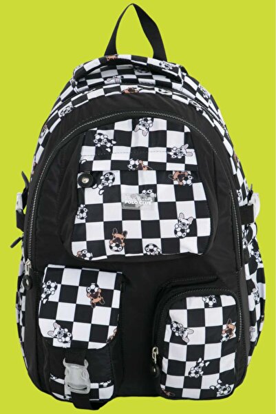 Uniquerrs Кольоровий унісекс водонепроникний рюкзак з кишенями - шкільний рюкзак