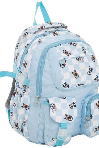 Uniquerrs Rucsac impermeabil unisex în carouri colorate - Geantă de școală