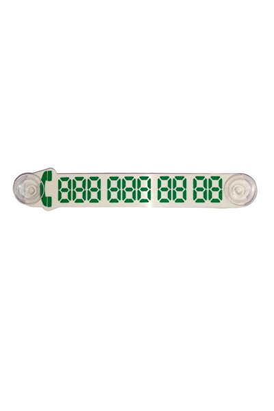 YeniDünyaOto Vehicle Parking Telephone Number Wire Number Indicator Number White-green Ydnmr015