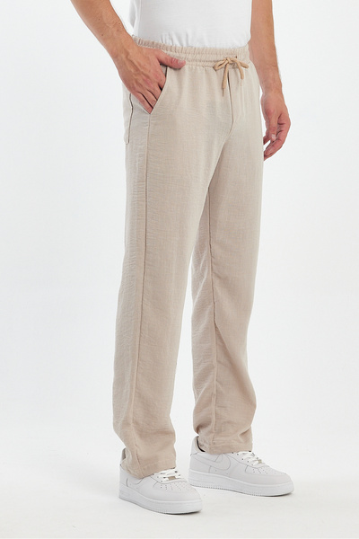 Quik-max Keten Pantolon Baggy Kalıp