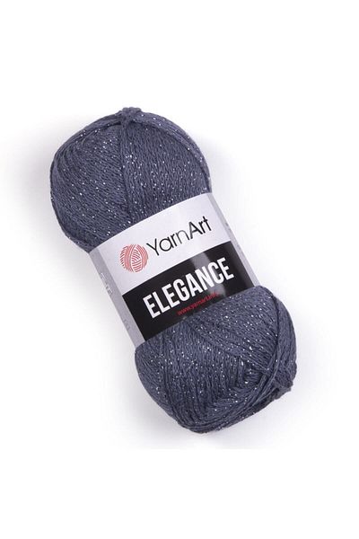 Yarnart Elegance - Glitter Χειροποίητο Νήμα Πλεξίματος Γκρι-μπλε-103