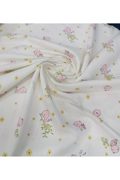 Alpıno MUSLIN COVER 100% COTTON (110 cm*110 cm) BABY BLANKET