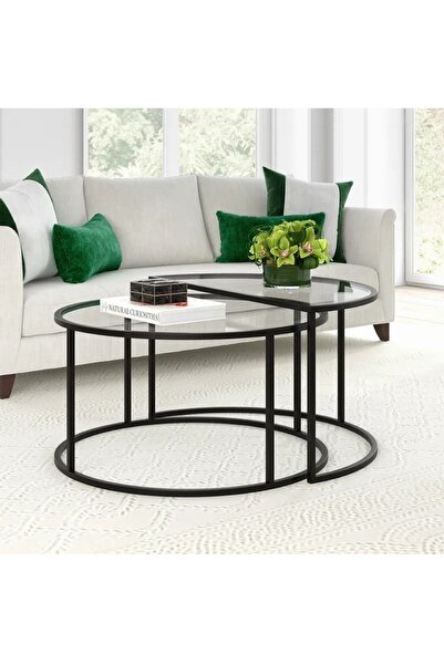 tino furniture Viyana Siyah Orta Sehpa