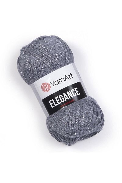 Yarnart Elegance - Glitter Χειροποίητο Πλεκτό Νήμα Γκρι-102