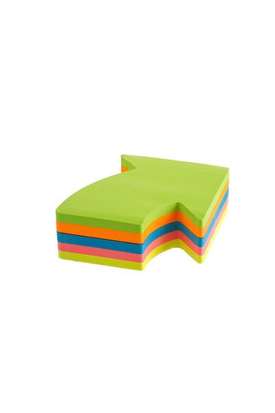 kores 250 Colored Arrow Shaped Note Paper - 7 cm