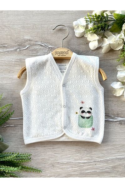 PATSAN Quilted Seasonal Baby Vest Panda