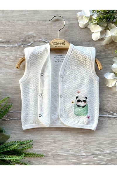 PATSAN Quilted Seasonal Baby Vest Panda