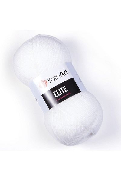 Yarnart Elite - Πλεκτό Χέρι Νήμα Λευκό-150