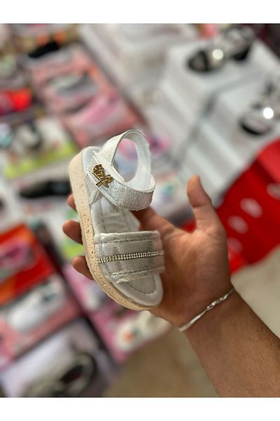 Polivaks Poliva Sandals with Stone Detail for Girls