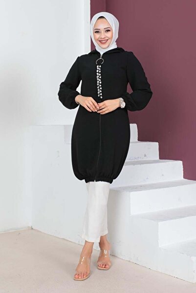 Genel Markalar Kapüşonlu Tesettür Tunik