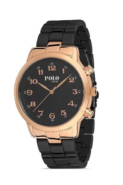 POLO Rucci ساعة يد رجالية معدنية 2010
