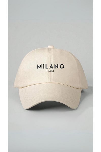 GYES Milano Italian Printed Unisex Sports Cap - 56-60 cm Adjustable Velcro