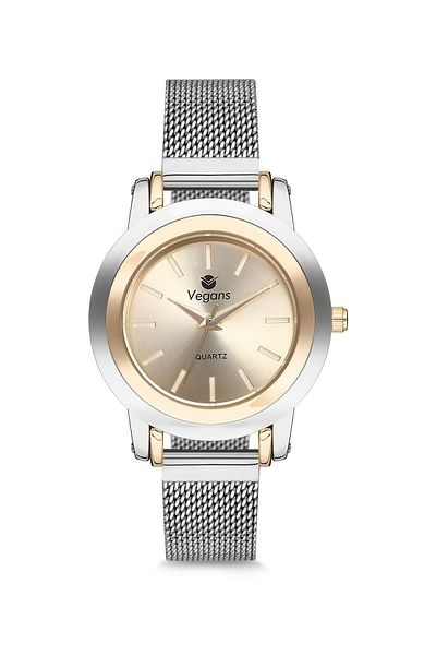 Vegans 8504 Women's Wicker Wristwatch