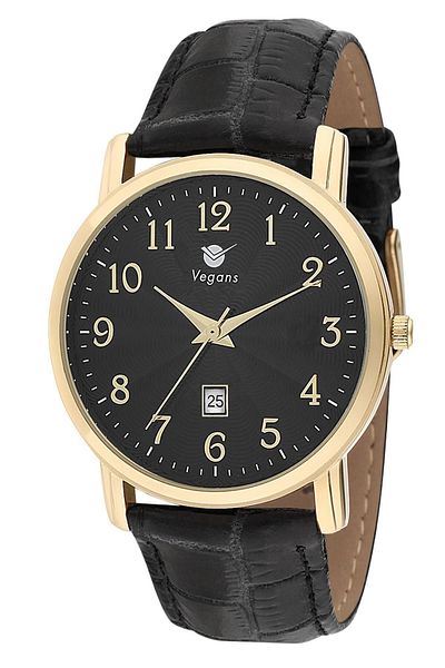 Vegans 9410 Men's Calendar Strap Wristwatch