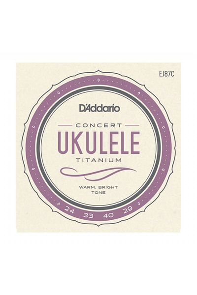 Daddario D'addario Ej87c Concert Ukulele Set Wire