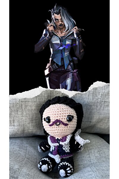 KayNal Valorant Ajanı Örgü Oyuncak Amigurumi