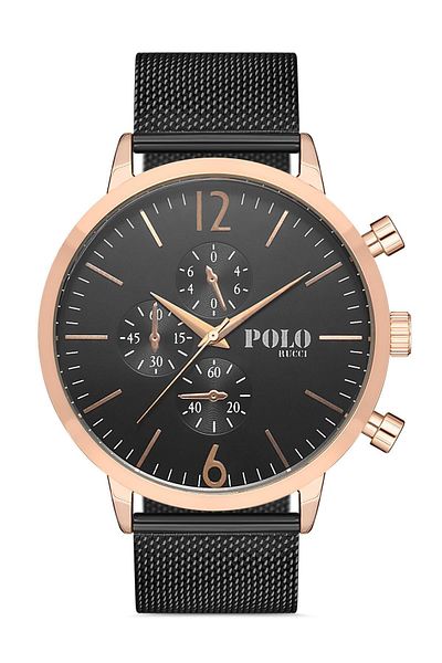 POLO Rucci 14775 Men's Wicker Wristwatch