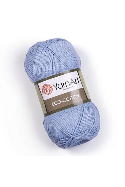Yarnart Eco Cotton - Νήμα Πλεκτομηχανής Χειροποίητο Baby Blue-770