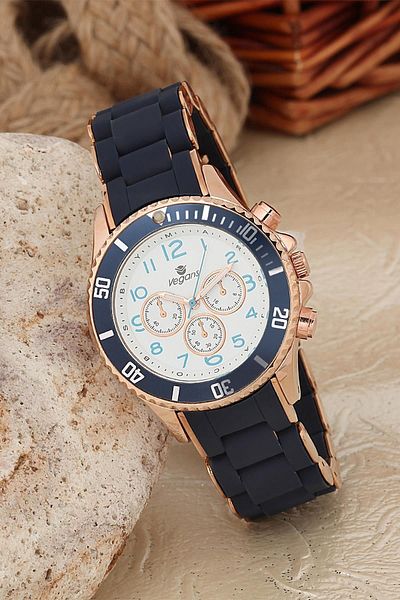 Vegans 3590 Women's Silicone Cord Wristwatch