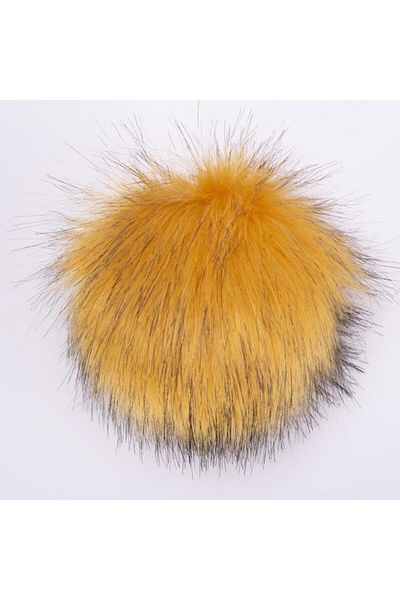 Yarnart Γούνινα πομπόν - Pompom Yellow-58