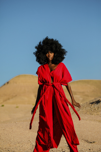 ELAF ELA'F SS'24 Helen Kimono - Soleil de Marrakech Collection