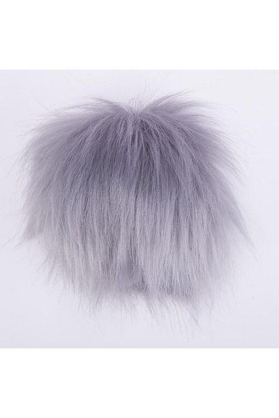 Yarnart Γούνινα πομπόν - Pompom Grey-70