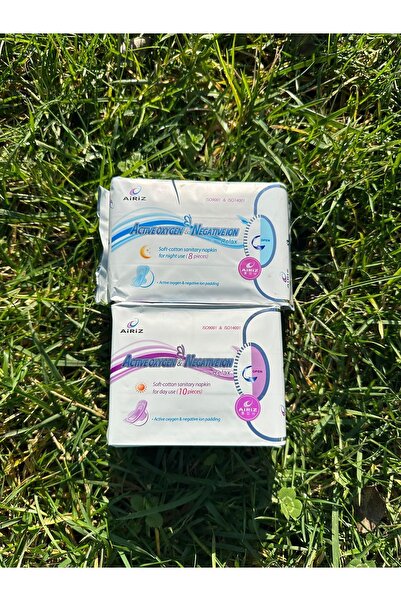 Tiens فوط صحية للنساء من Airiz - 10 عبوات يومية و 8 عبوات ليلية
