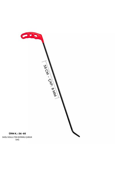 Safi Grup 58 cm 8 mm Çap Sağlı Sollu Tek Kıvrımlı Sağ Boyasız Göçük Düzeltme ...