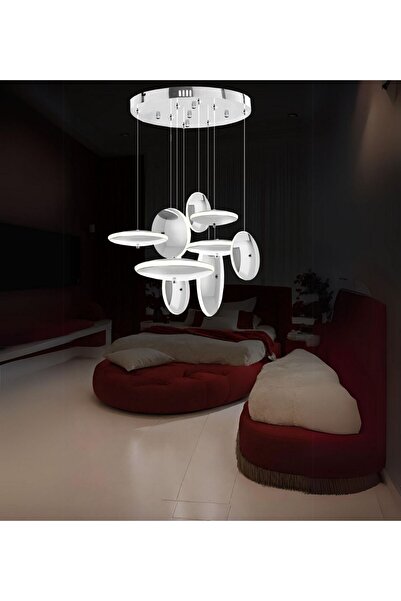 RONİSU AYDINLATMA Astra 8'li Disk Avize  Led Avize Aydınlatma
