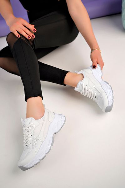 Moda Kadıköy Monaco White Light Sole Women's Sports Shoes