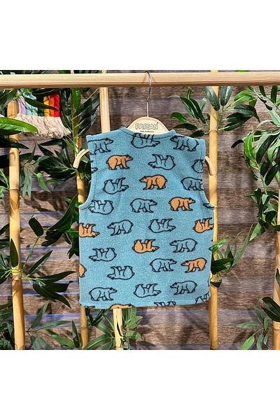 PATSAN Polar Baby Vest Bear Green
