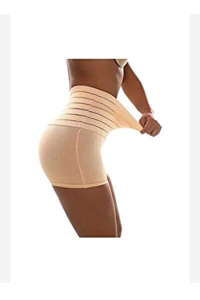 PATRON مشد شورت قطني ممشط عالي الخصر - إلستان لشد البشرة