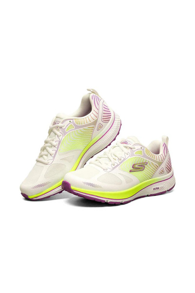 SKECHERS 128272-WPR Go Run Consistent Fleet Rush Kadın Beyaz Yürüyüş Koşu Spor Ayakkabı