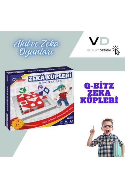 Vuslat Design Moli Zeka Küpleri Q bitz Akıl ve Zeka Oyunu