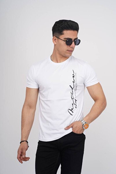 Est Estola Erkek Slim Fit Dar Kesim Bisiklet Yaka Lykralı EsnekYumuşak Dokulu...