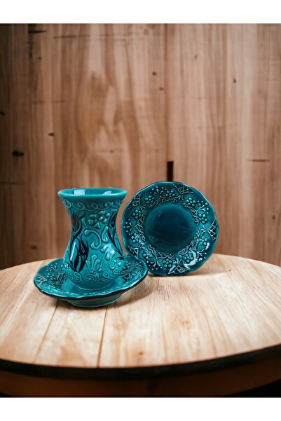 qtahya homes queen of kütahya Çay Seti Çini Otantik desen İnce bel