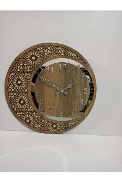 BAŞARI ATÖLYE Lemn - Plexiglas 40 Cm Ceas cu Motiv