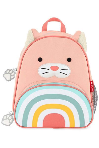 Skip Hop Zoo Kids Cat Patterned Backpack