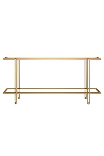 Hitit Dekorasyon Dolores Gold Metal&cam Dresuar 160cm