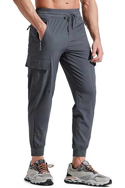 GHASSY CO. Ανδρικό Quich Dry Running Athletic Skinny Leg Joggers ελαφρύ παντελόνι εξωτερικού χώρου